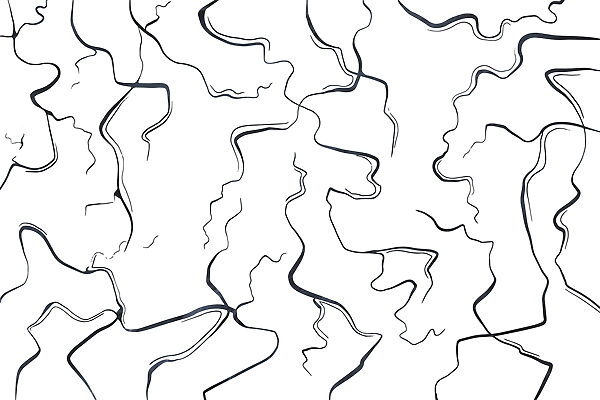 Black and white image of lines Black and white image of lines