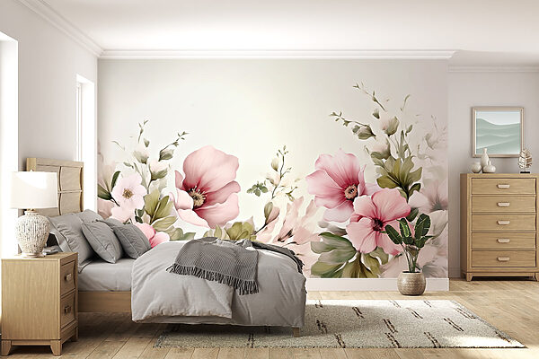 Peinture de fleurs et de feuilles Peinture de fleurs et de feuilles