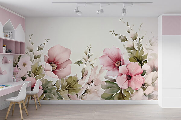 Peinture de fleurs et de feuilles Peinture de fleurs et de feuilles