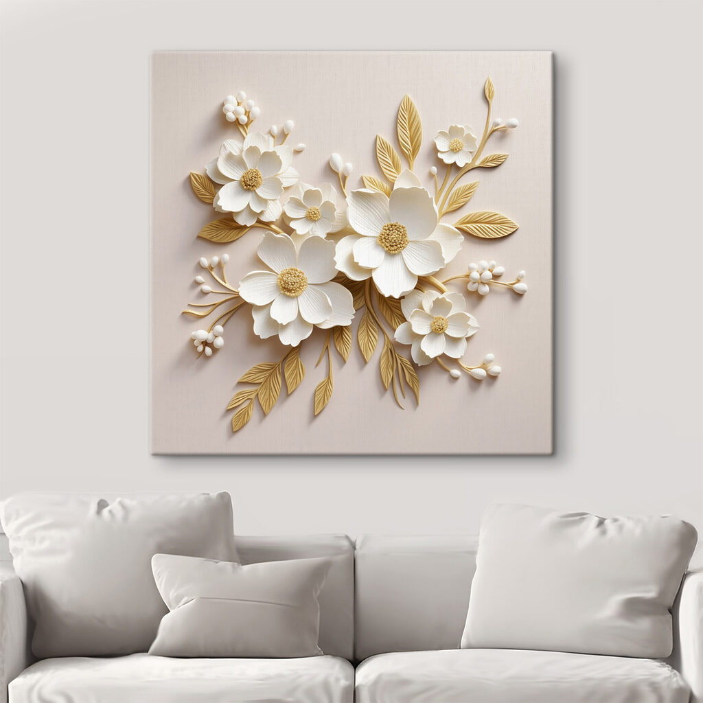 Elegant floral arrangement in soft hues Elegant floral arrangement in soft hues