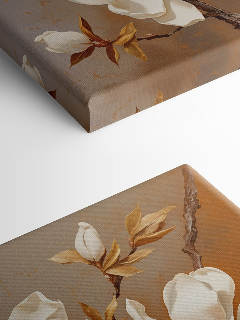 White flowers on a branch