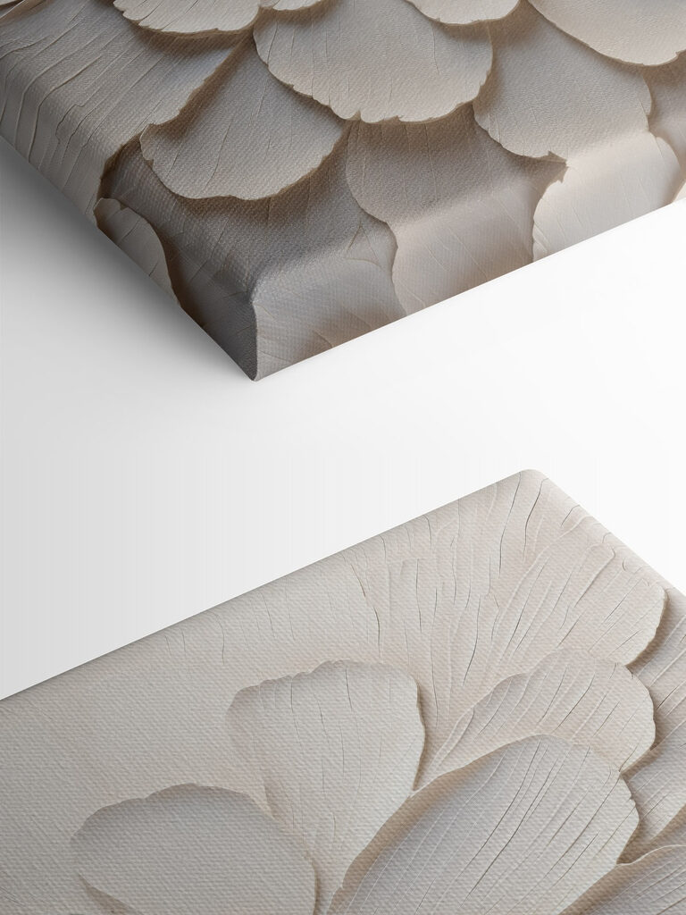 White flower with many petals