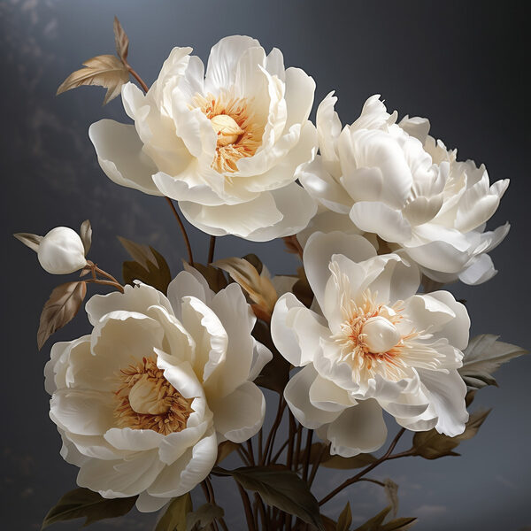 Bouquet de fleurs blanches Bouquet de fleurs blanches