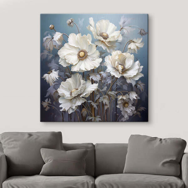 Peinture de fleurs blanches Peinture de fleurs blanches