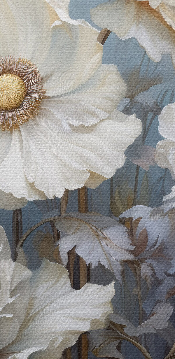 Peinture de fleurs blanches Peinture de fleurs blanches