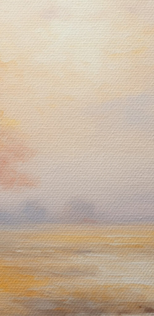 Painting of a tree in a marsh Painting of a tree in a marsh