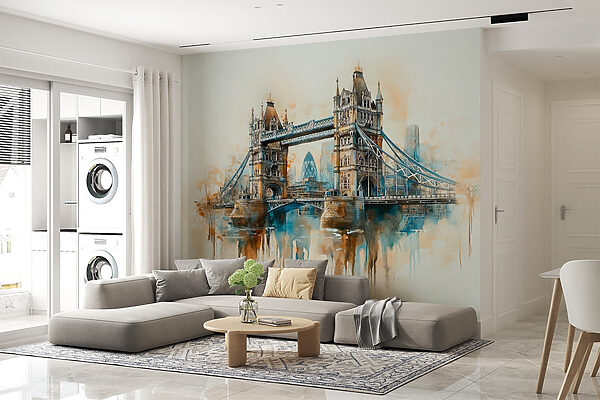 Aquarelle d'un pont Aquarelle d'un pont