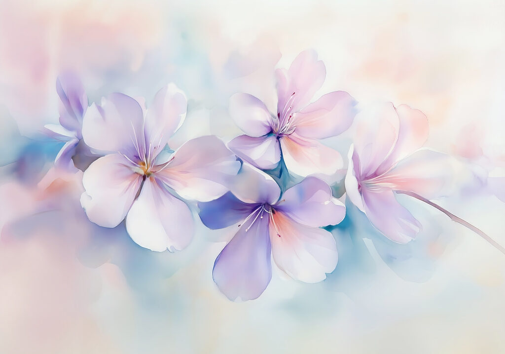 Groupe de fleurs violettes Groupe de fleurs violettes