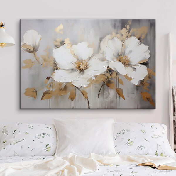 Peinture de fleurs blanches Peinture de fleurs blanches