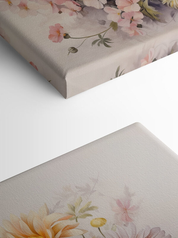 Peinture de fleurs sur fond blanc Peinture de fleurs sur fond blanc