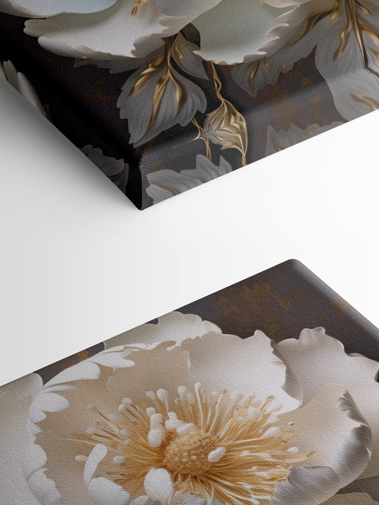 Delicate blossoms in soft hues