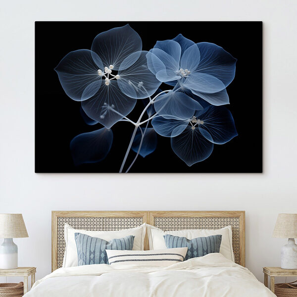 Fleurs translucides sur fond sombre Fleurs translucides sur fond sombre