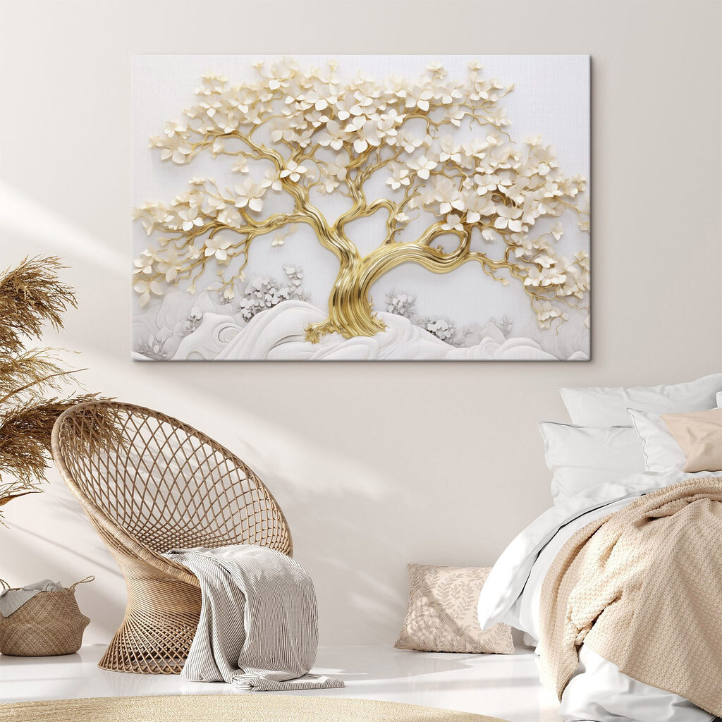 Arbre avec des feuilles et des fleurs blanches s43388pib400m 1024x1024 - Arbre avec des feuilles et des fleurs blanches