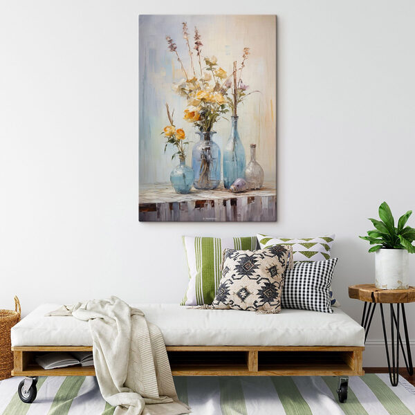 Peinture de fleurs dans des vases Peinture de fleurs dans des vases