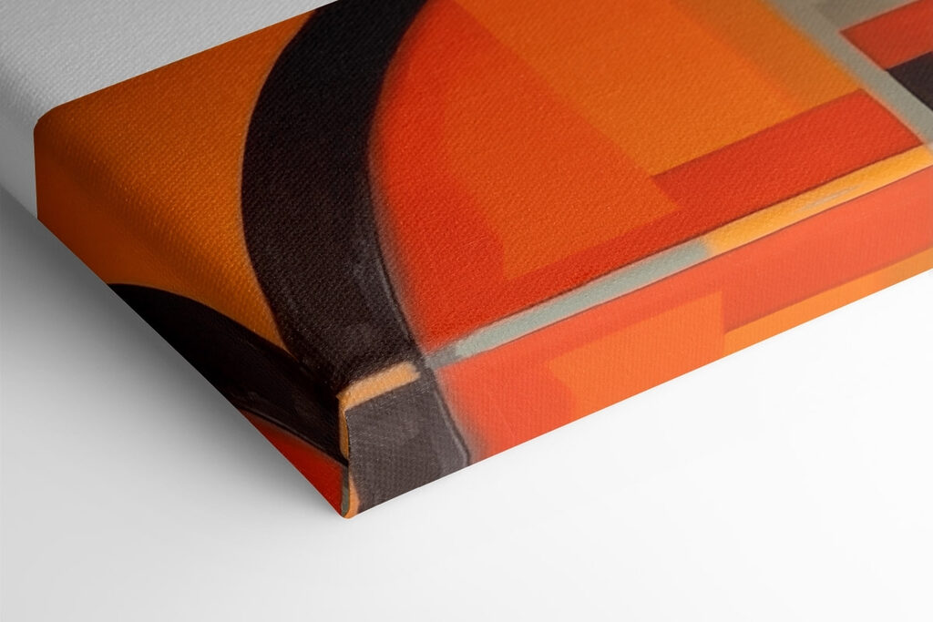 Painting of a woman's face