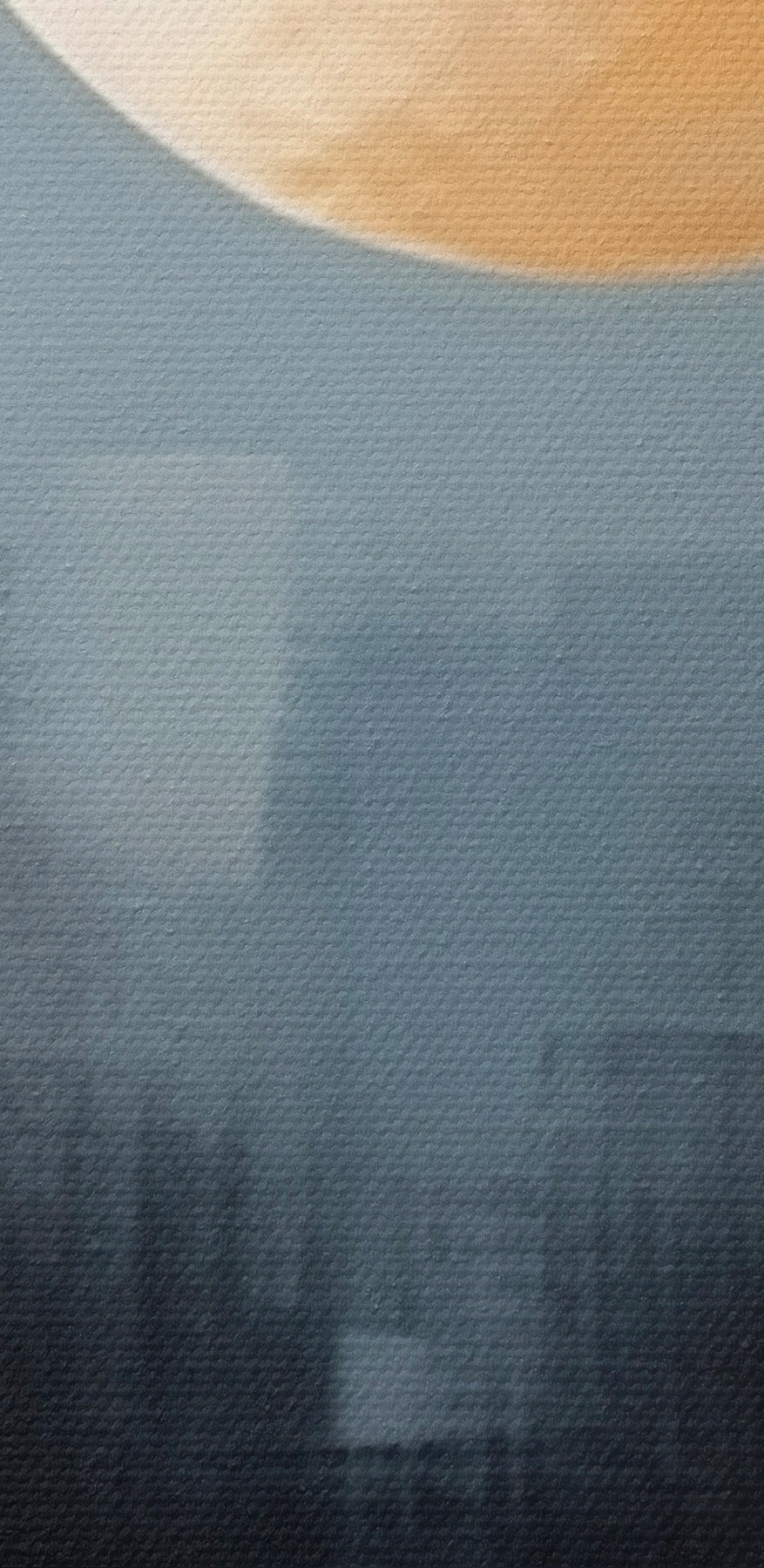 Peinture d'une lune dans le ciel