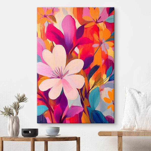 Peinture de fleurs et de feuilles Peinture de fleurs et de feuilles