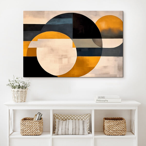 Peinture de cercles et de lignes Peinture de cercles et de lignes