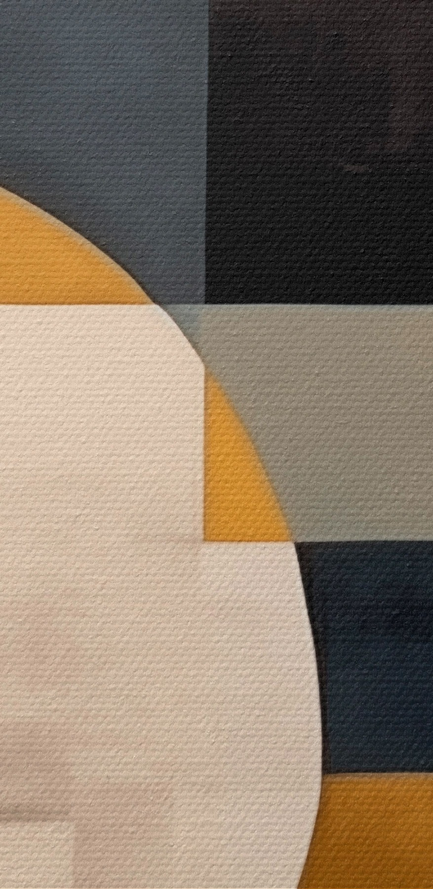 Peinture de cercles et de lignes