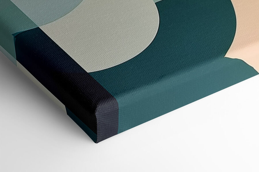 Pièce d'art colorée avec différentes formes Pièce d'art colorée avec différentes formes