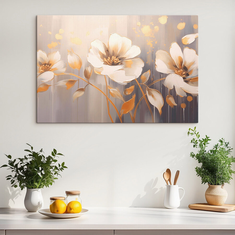 Fleurs élégantes dans des tons doux