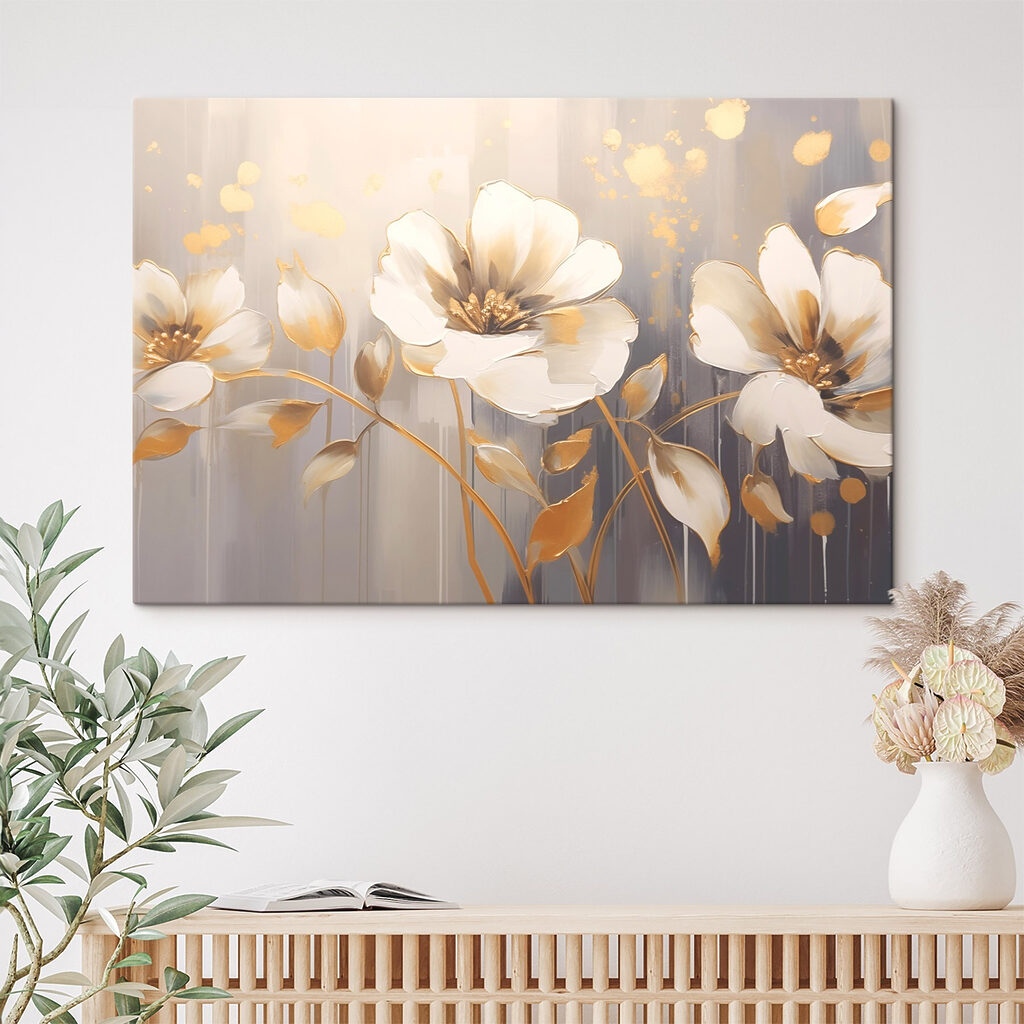 Elegant flowers in soft tones