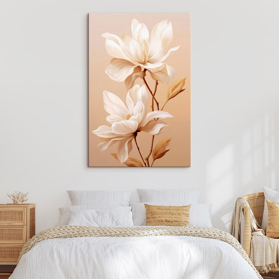 Des fleurs douces dans des tons sourds