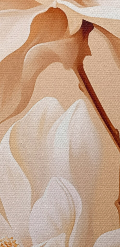 Soft blooms in muted tones