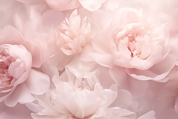 Groupe de fleurs roses Groupe de fleurs roses