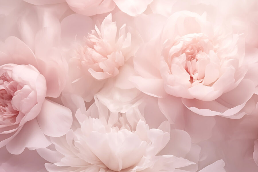 Groupe de fleurs roses Groupe de fleurs roses