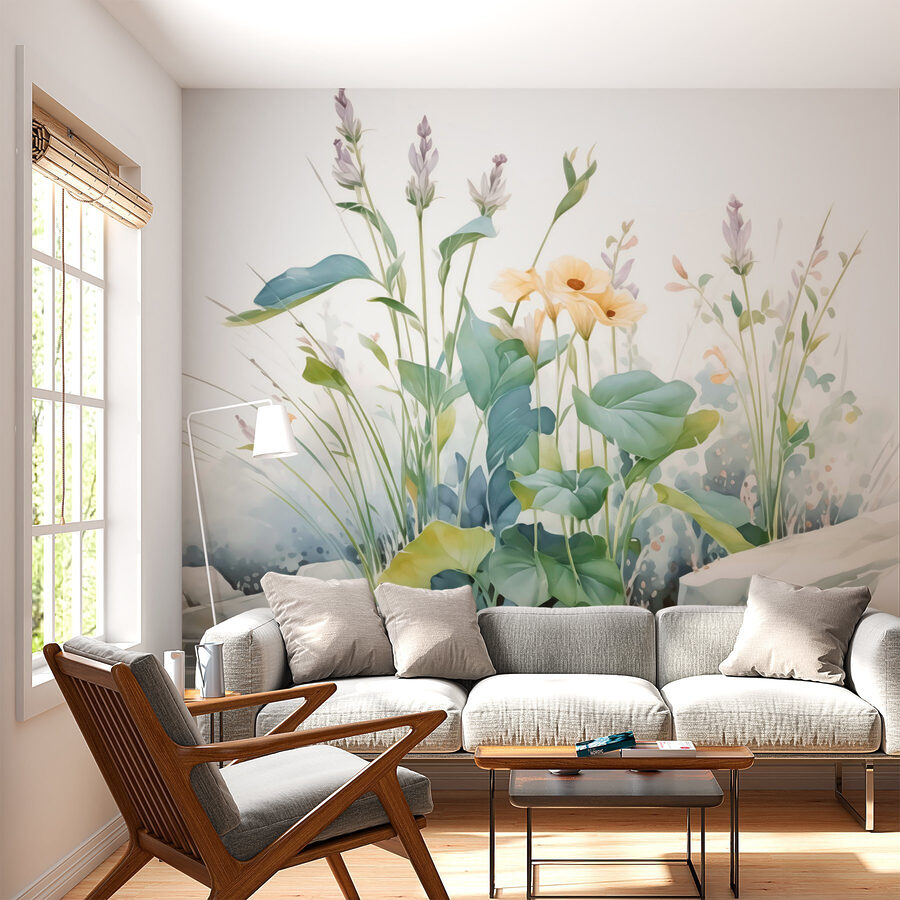 Peinture de fleurs et de plantes