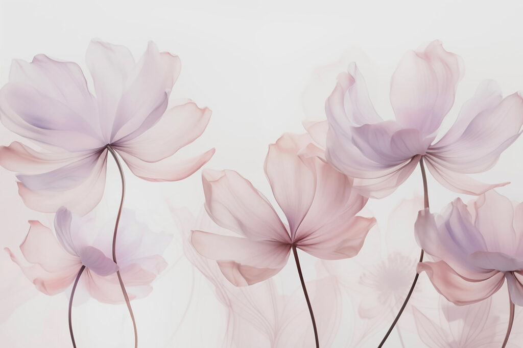 Des fleurs délicates aux teintes douces Des fleurs délicates aux teintes douces