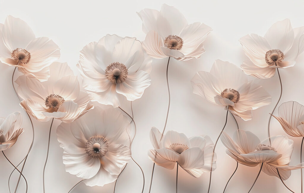 Groupe de fleurs blanches Groupe de fleurs blanches