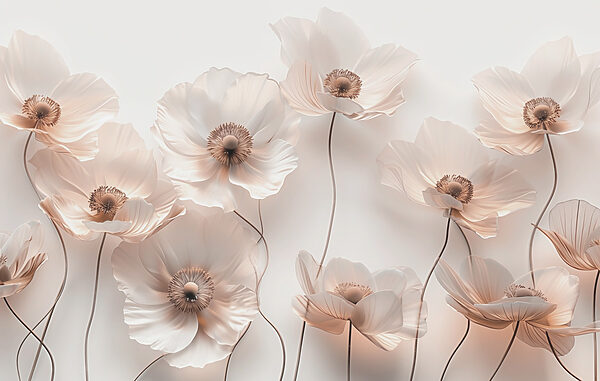 Groupe de fleurs blanches Groupe de fleurs blanches