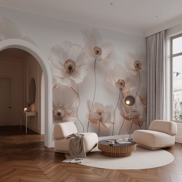 Groupe de fleurs blanches Groupe de fleurs blanches