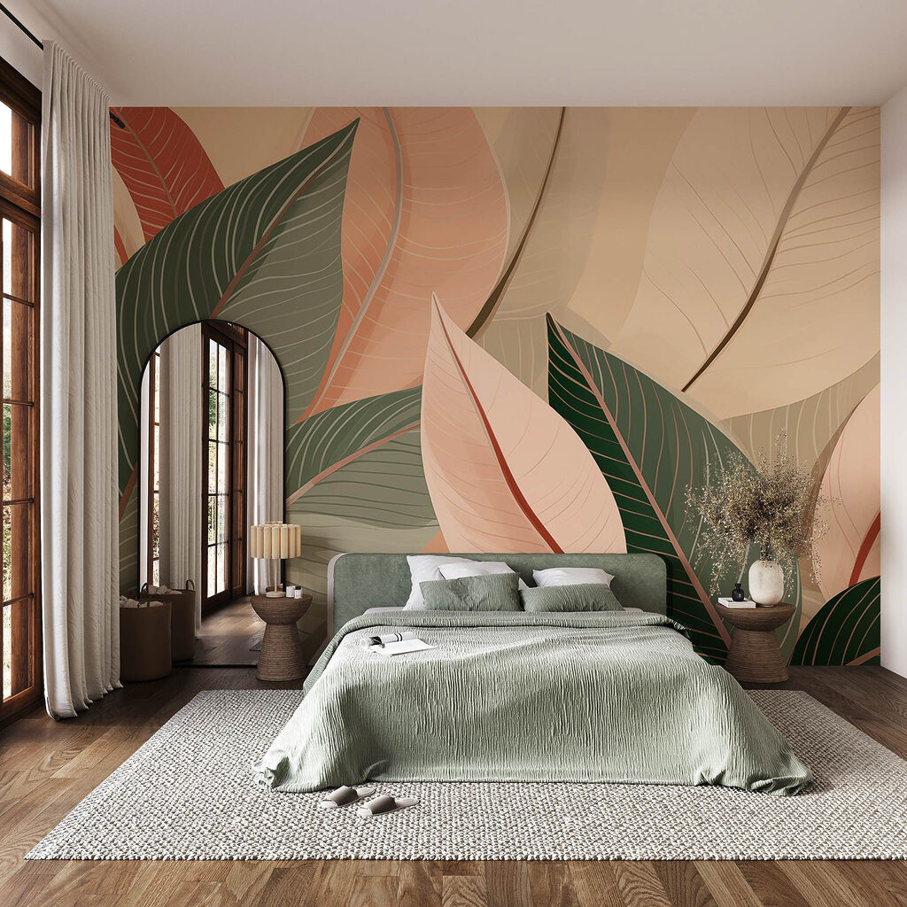 Natural hues of layered leaves Natural hues of layered leaves