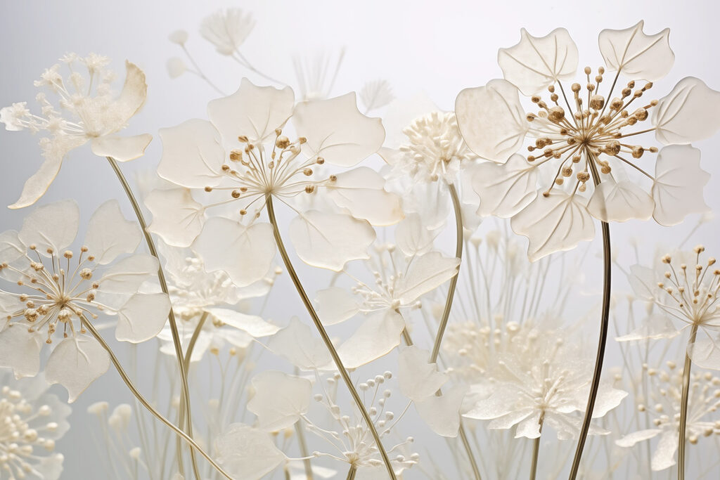 Fleurs délicates dans une lumière douce Fleurs délicates dans une lumière douce