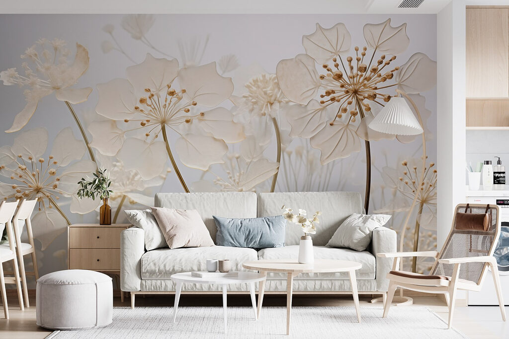 Delicate blooms in soft light