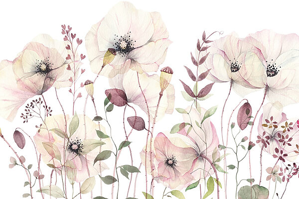 Fleurs délicates dans des tons pastels Fleurs délicates dans des tons pastels