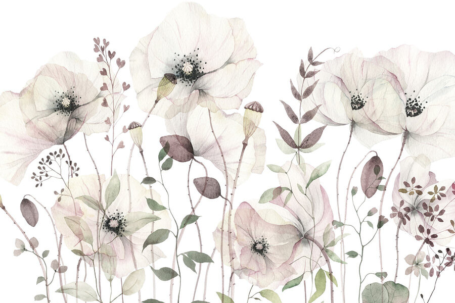 Fleurs délicates dans des teintes douces. Fleurs délicates dans des teintes douces.