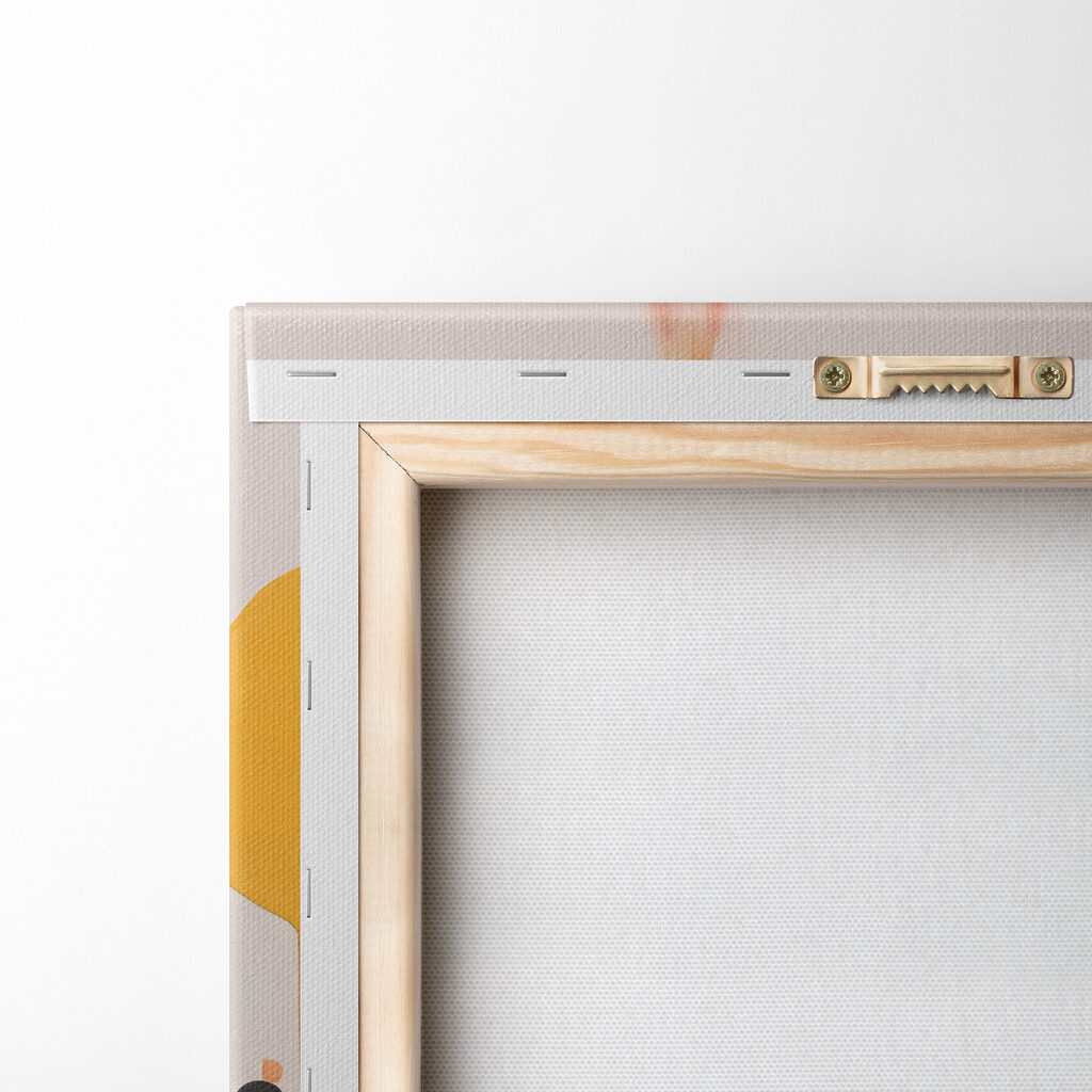 Painting of colorful circles and lines