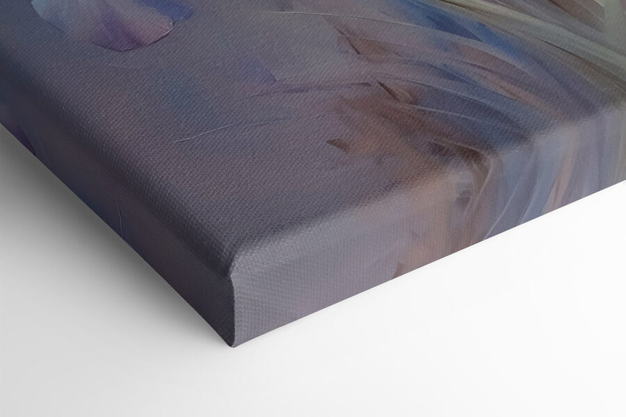 Peinture de fleurs sur une surface