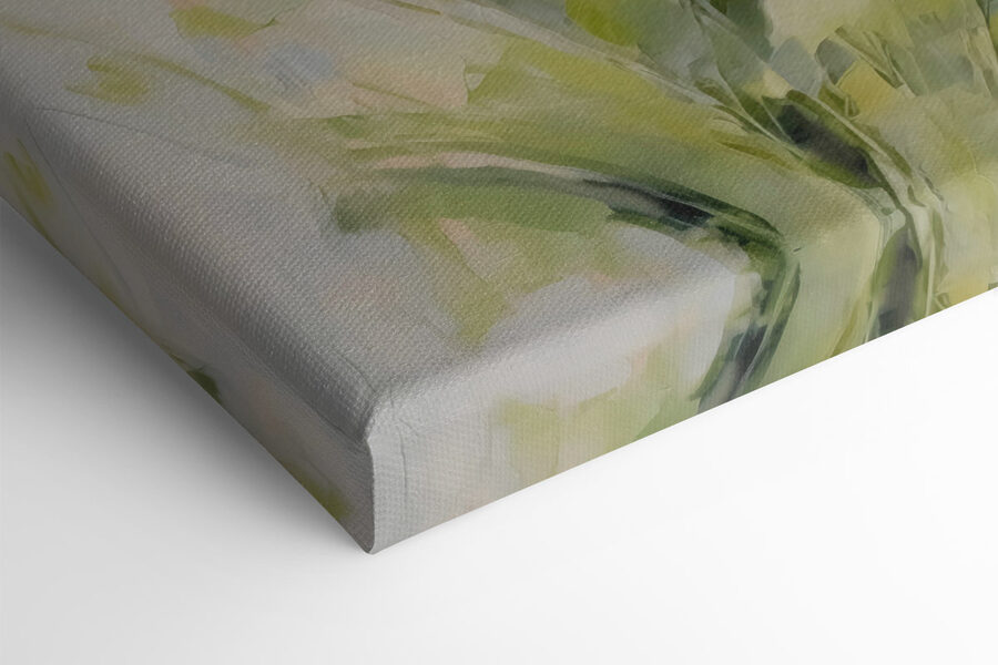 Peinture de tulipes blanches
