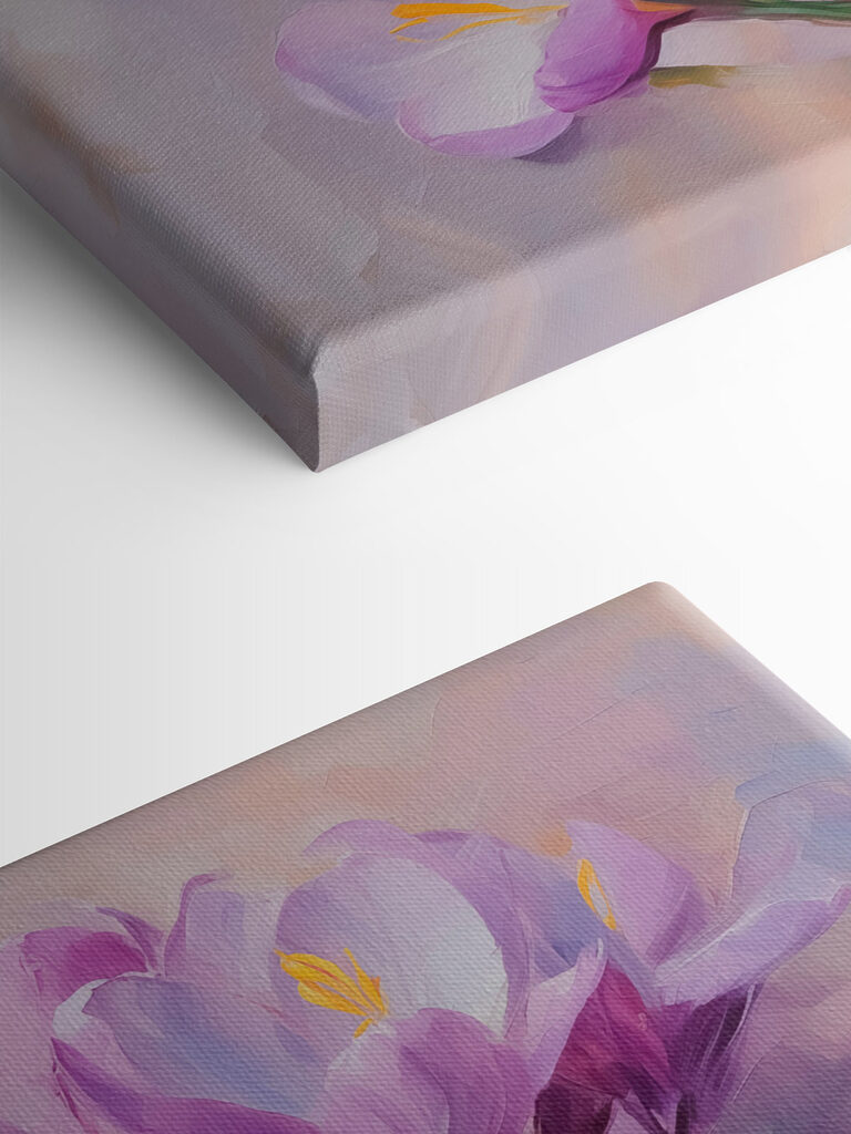 Delicate blooms in soft hues