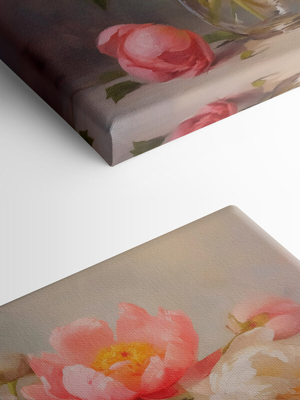 Peinture de fleurs dans un vase Peinture de fleurs dans un vase