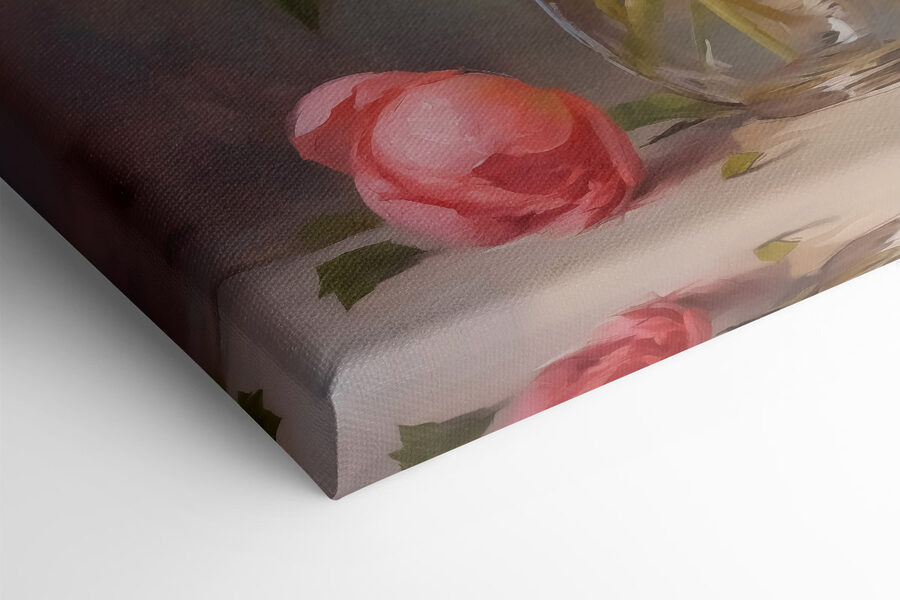 Peinture de fleurs dans un vase Peinture de fleurs dans un vase
