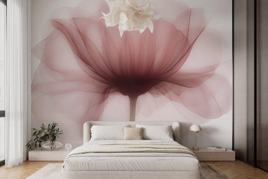 Fleur avec une fleur transparente Fleur avec une fleur transparente