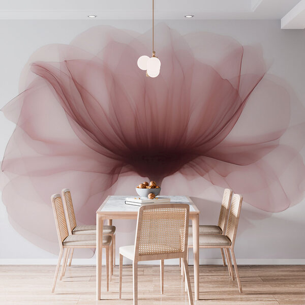 Fleur avec une fleur transparente Fleur avec une fleur transparente