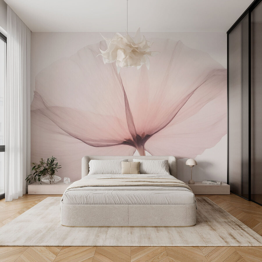 Fleurs délicates sur un fond doux