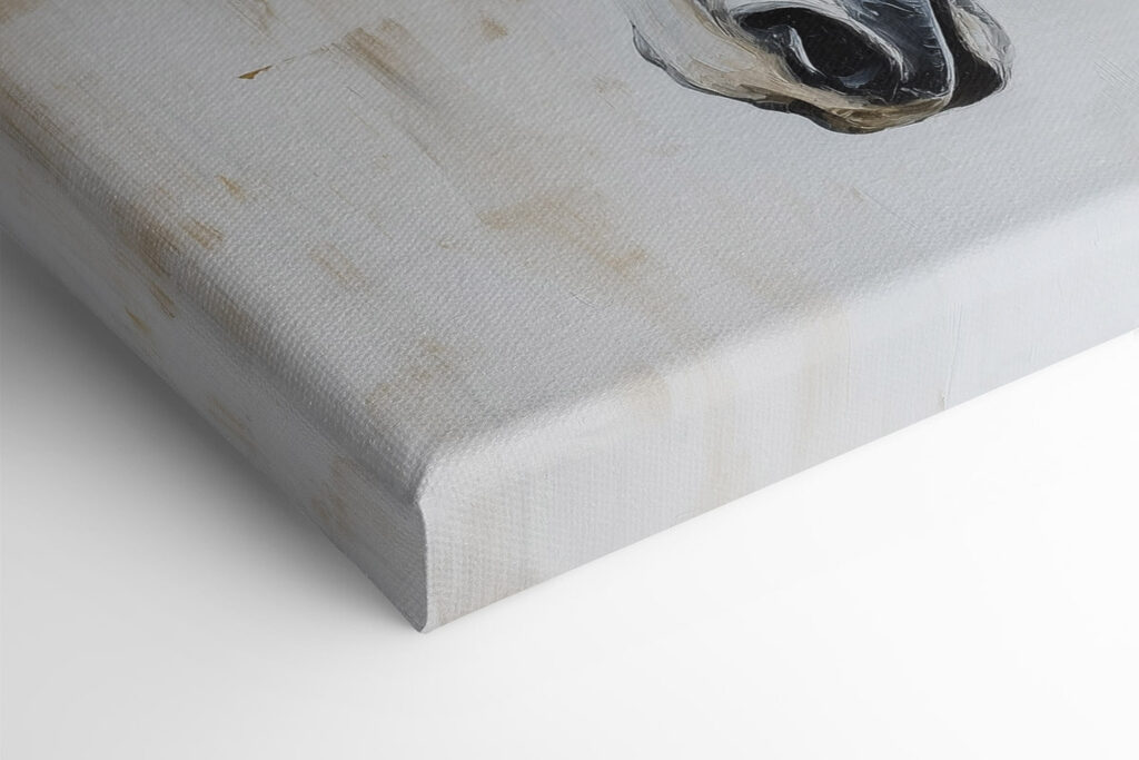 Painting of a white horse